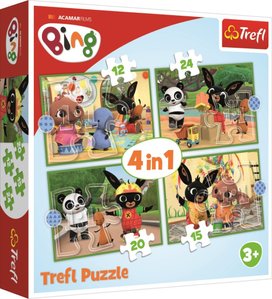Puzzle Bing Šťastný den 4v1