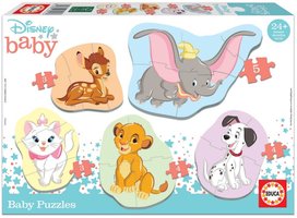 Baby puzzle Disney zvířata 2, 5v1