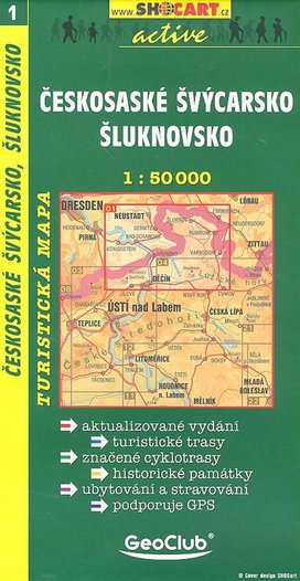 Českosaské, Švýcarsko, Šluknovsko 1:50 000