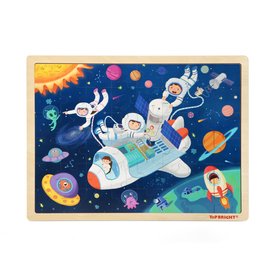 Dřevěné puzzle vesmír
