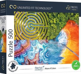 Puzzle UFT Aerial Mindblow Bludiště barev