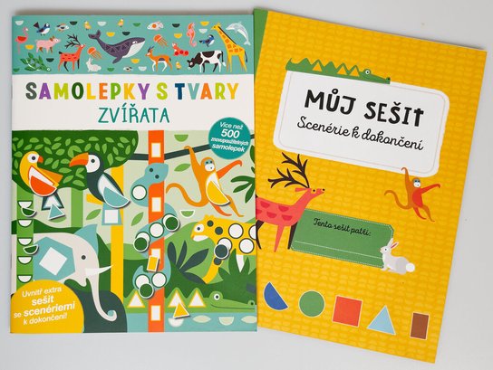 Samolepky s tvary Zvířata