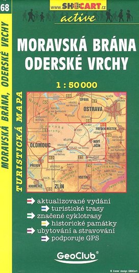 Moravská brána, Oderské vrchy 1:50 000