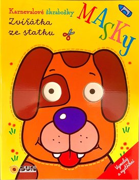 Karnevalové škrabošky Masky Zvířátka