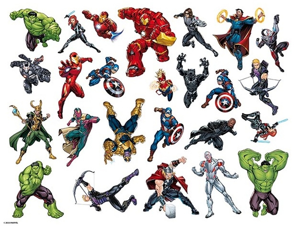 Bav se a nalepuj zas a znovu! Marvel