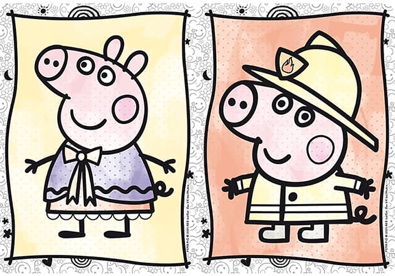 Maluj vodou Prasátko Peppa
