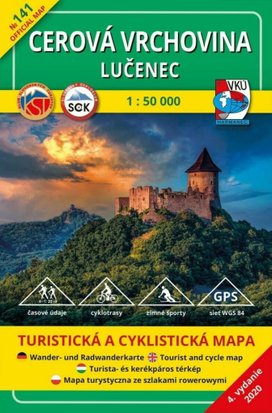 Cerová vrchovina - Lučenec 1 : 50 000