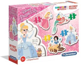 Moje první puzzle Disney princezny 4v1