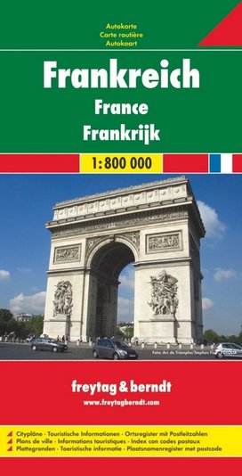 Automapa Francie 1:800 000