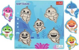 Dřevěná vkládačka Baby Shark