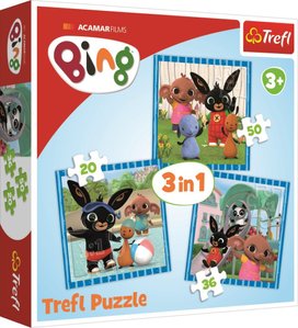 Puzzle Bing Zábava s přáteli 3v1