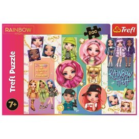 Puzzle Rainbow high Přátelství 200 dílků