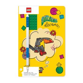 LEGO Stationery Zápisník A5 s modrým perem Building Dreams