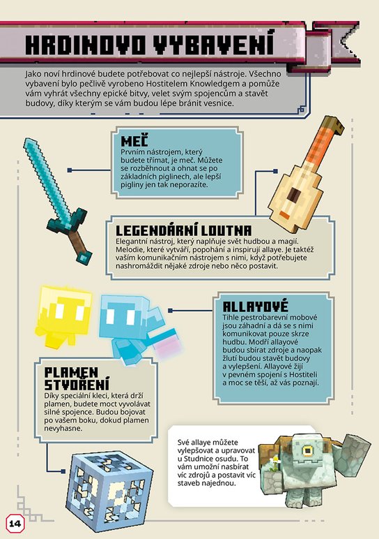 Minecraft Legends - Hrdinova příručka k záchraně světa