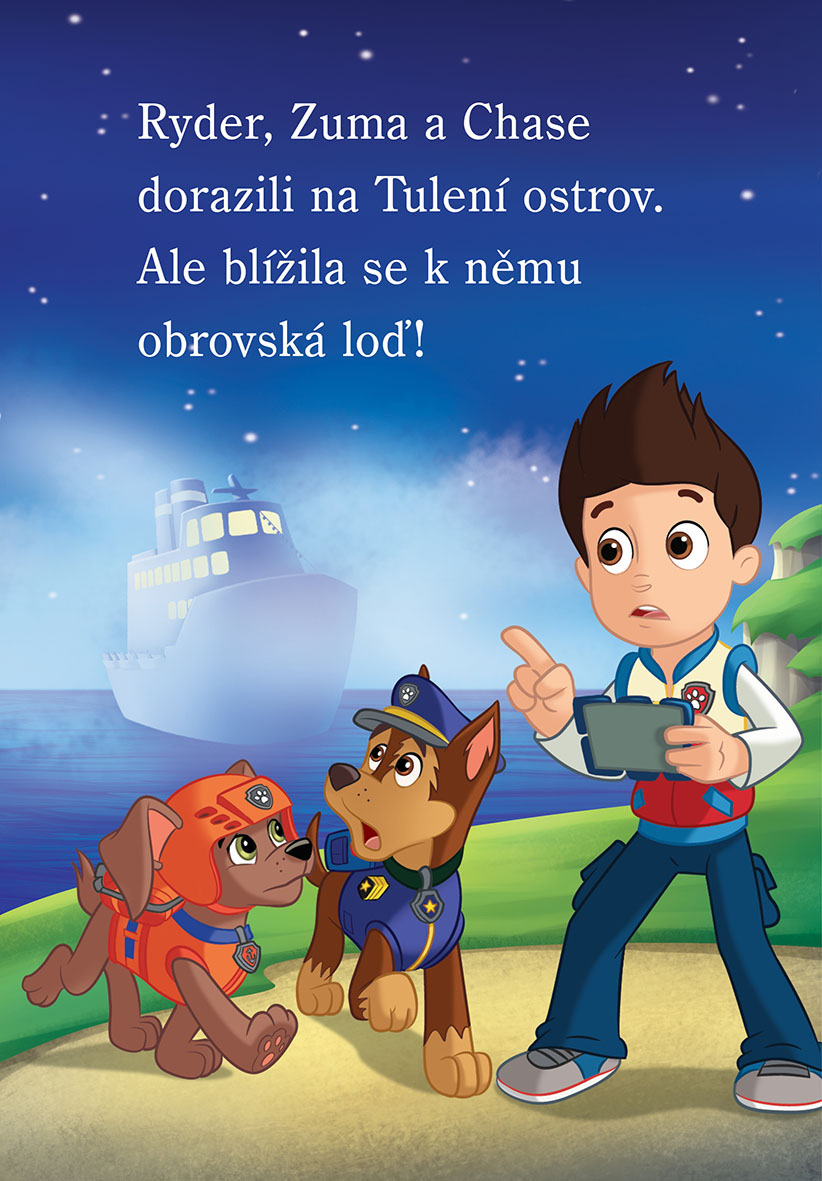 Tlapková patrola – Začínáme číst – Dobrodružství na moři