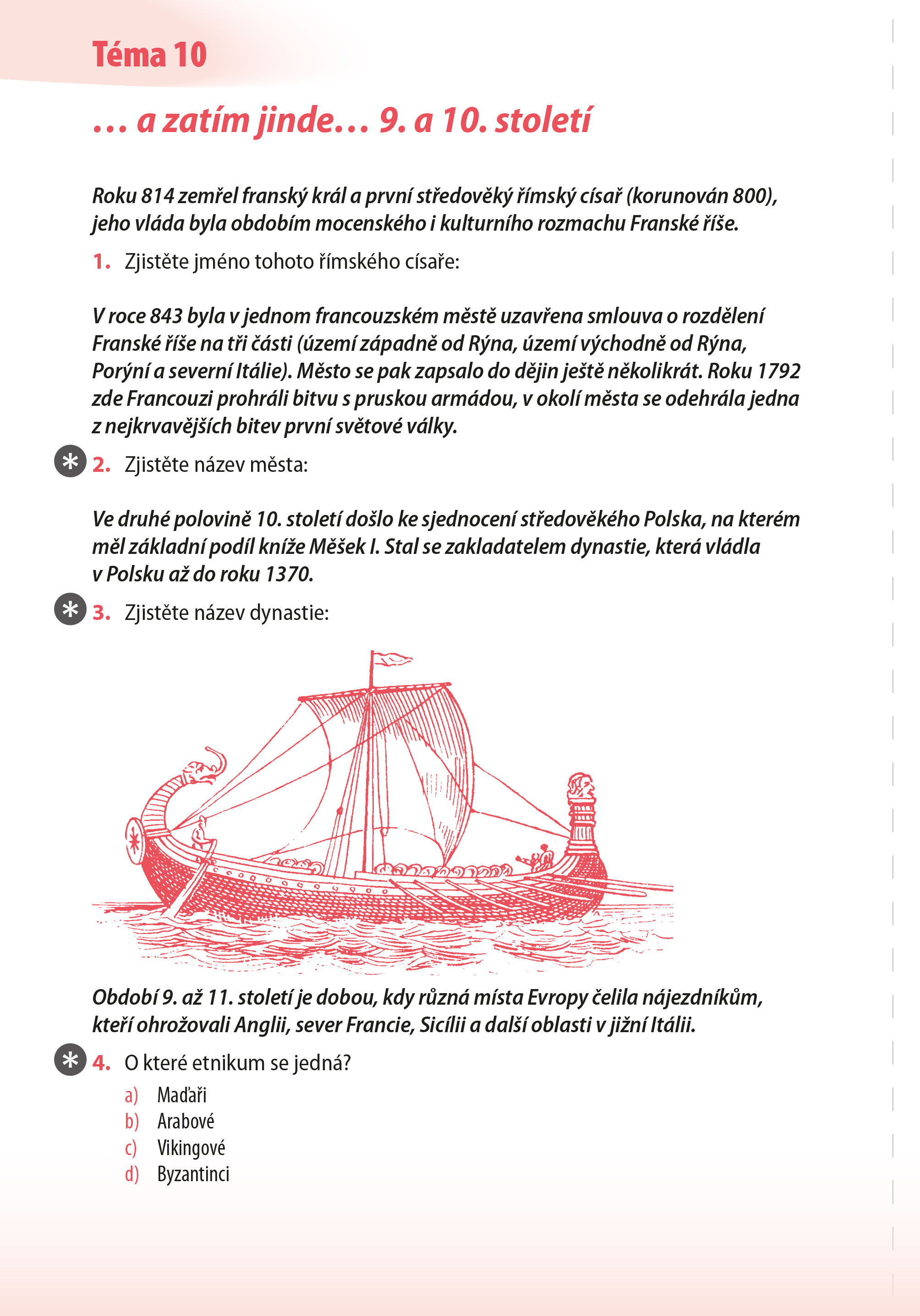 Desetiminutovky. Vlastivěda – dějepisná část