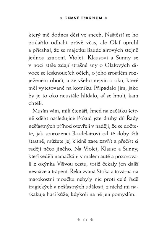 Řada nešťastných příhod 2 - Temné terárium