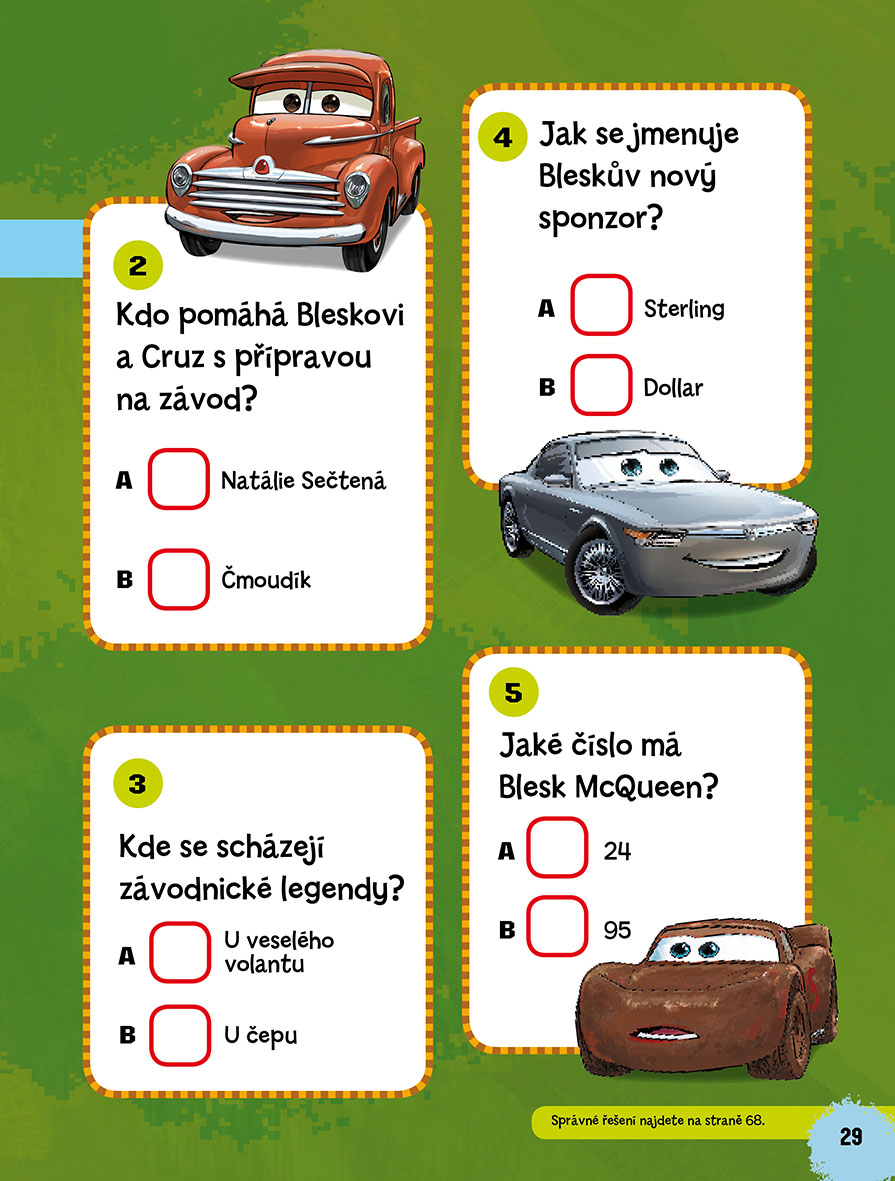 Auta - Knížka na celý rok