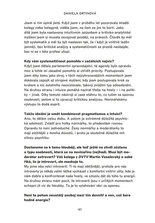 Linda Bartošová: Novinářky