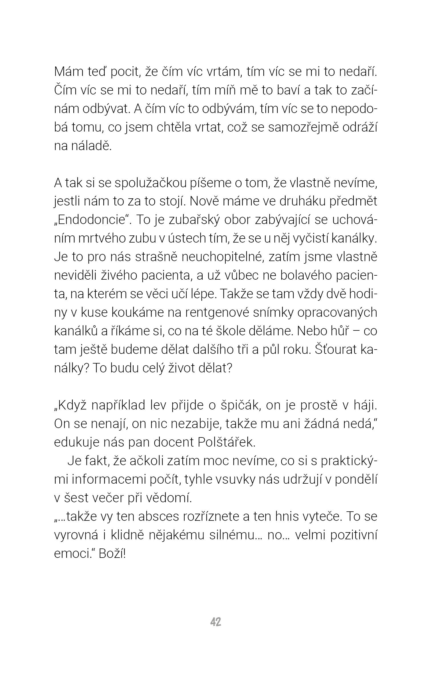 Z blondýny zubařkou