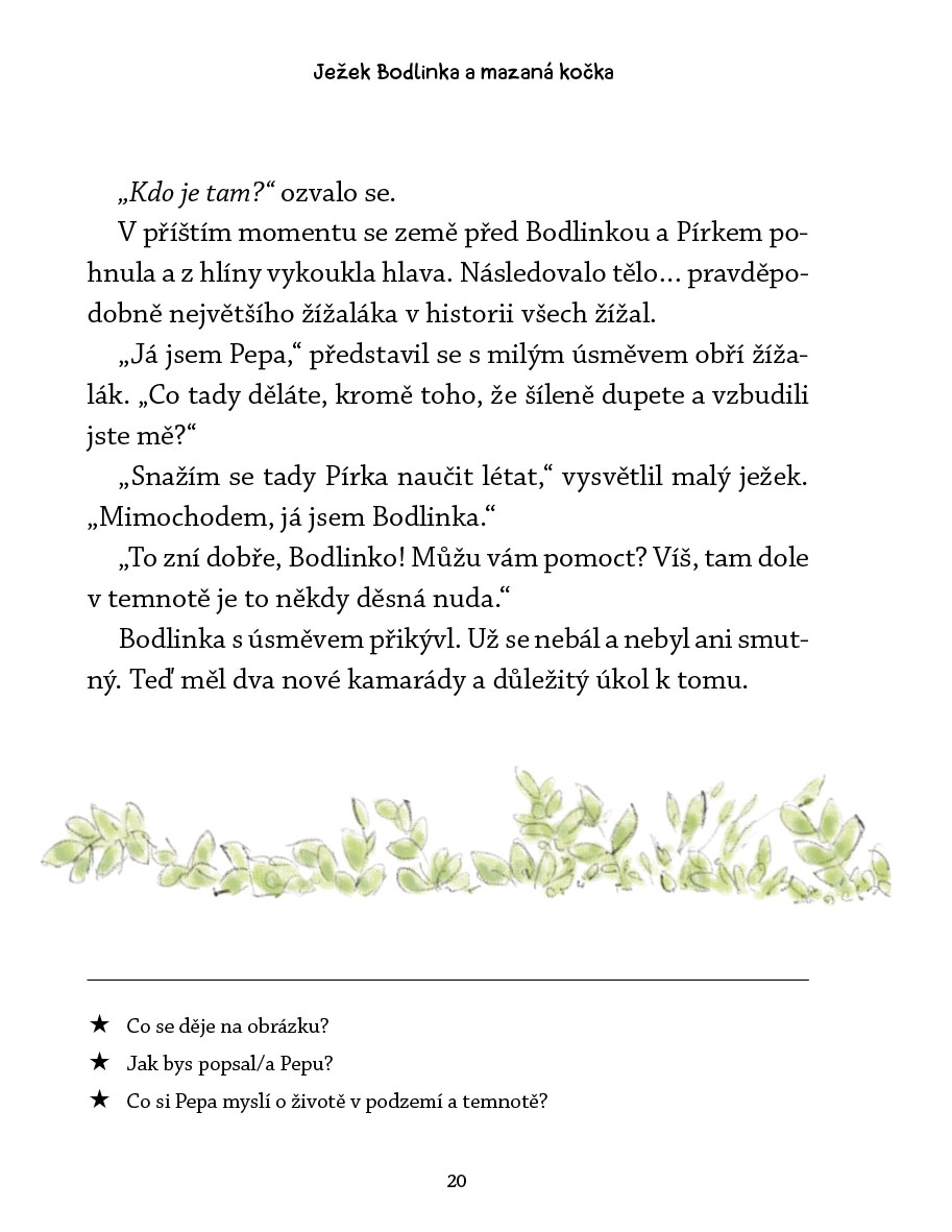 Ježek Bodlinka a mazaná kočka