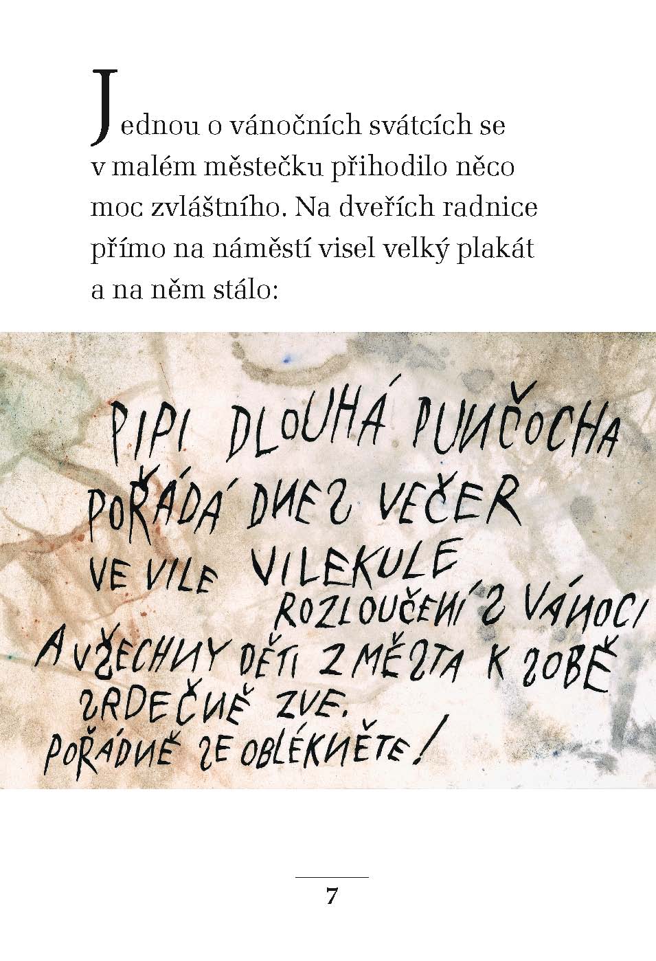 Vánoční večírek Pipi Dlouhé punčochy