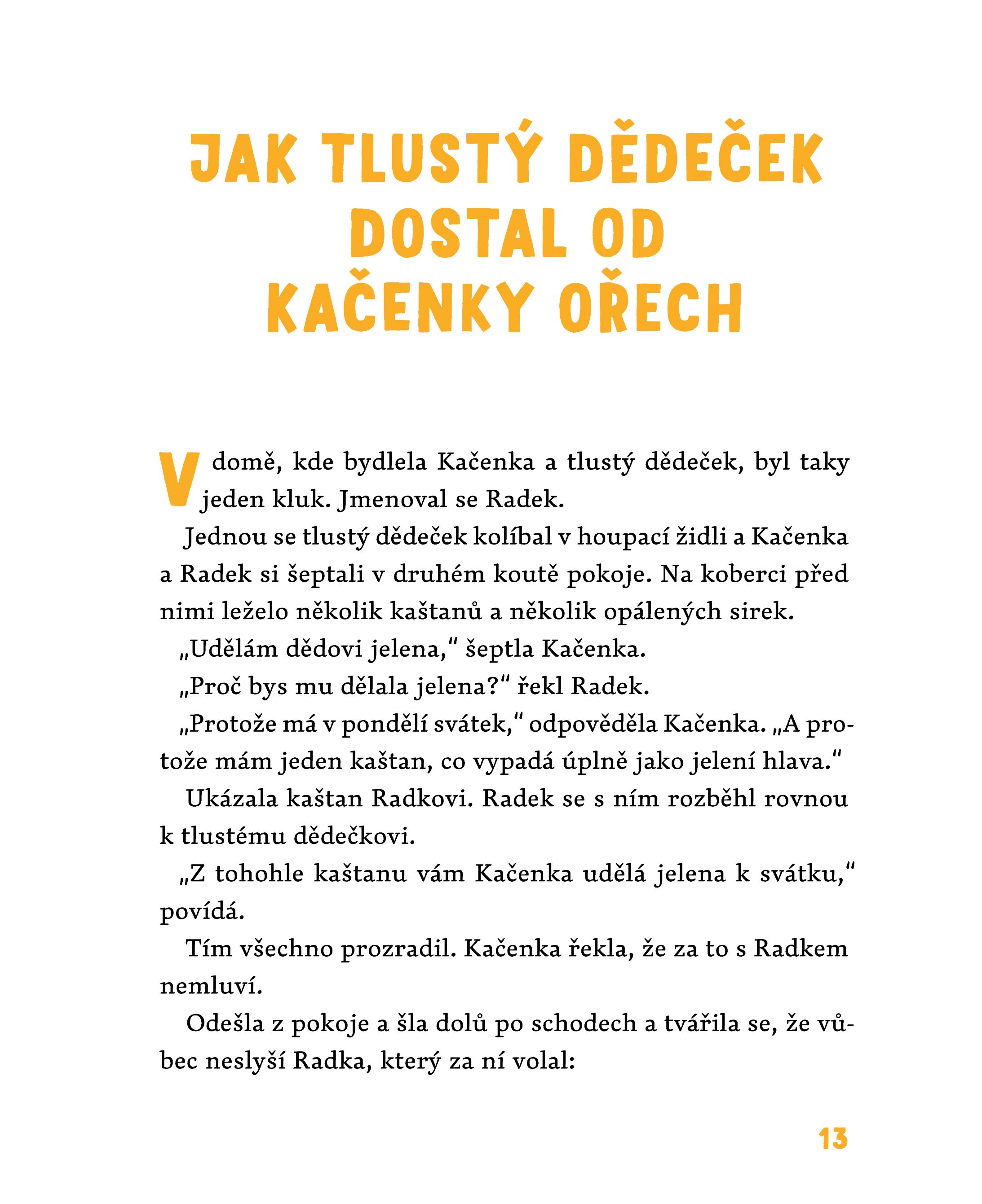 O Kačence a tlustém dědečkovi