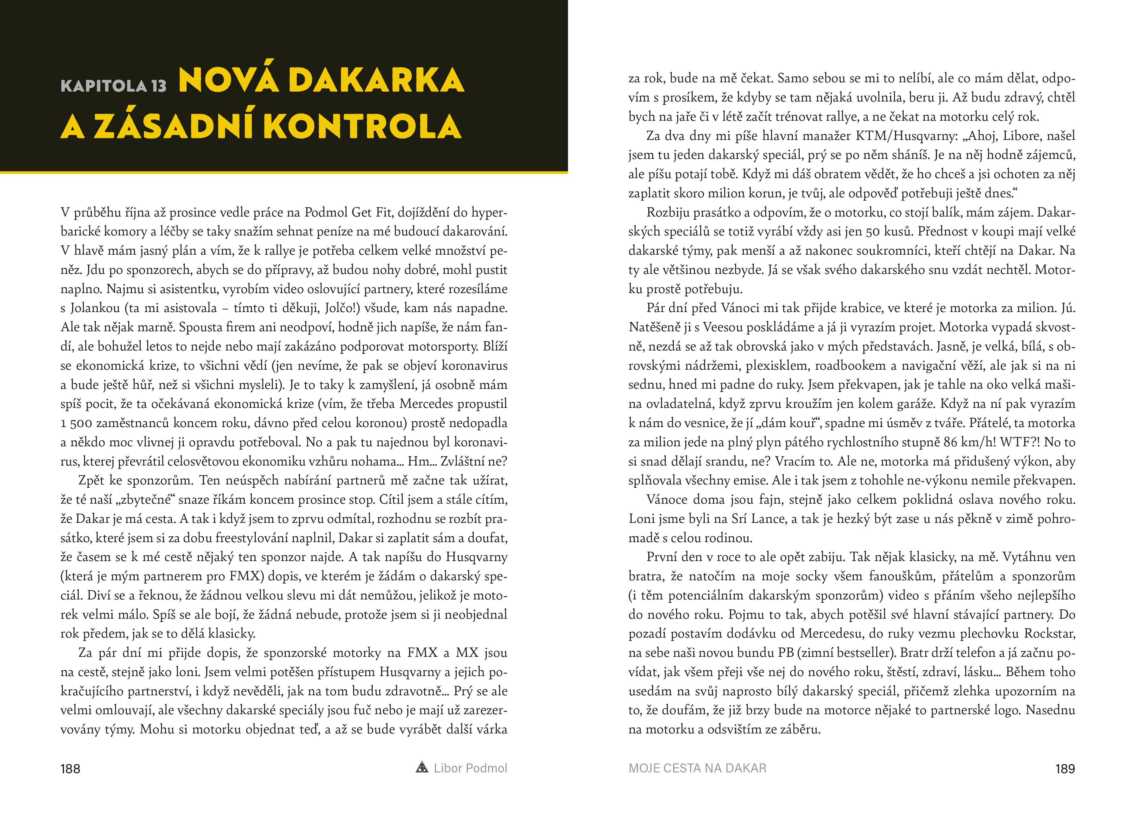 Libor Podmol: Moje cesta na Dakar