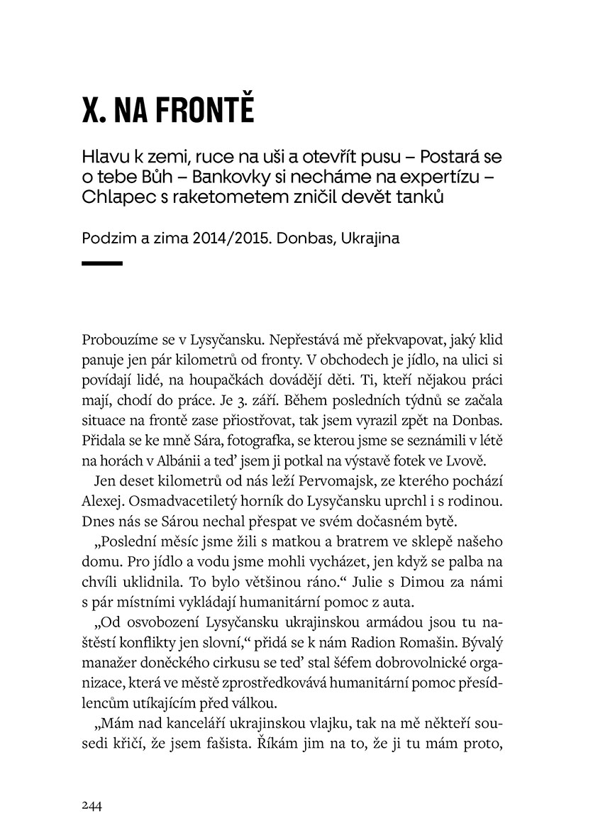 Vojtěch Boháč: Všechny cesty vedou k válce