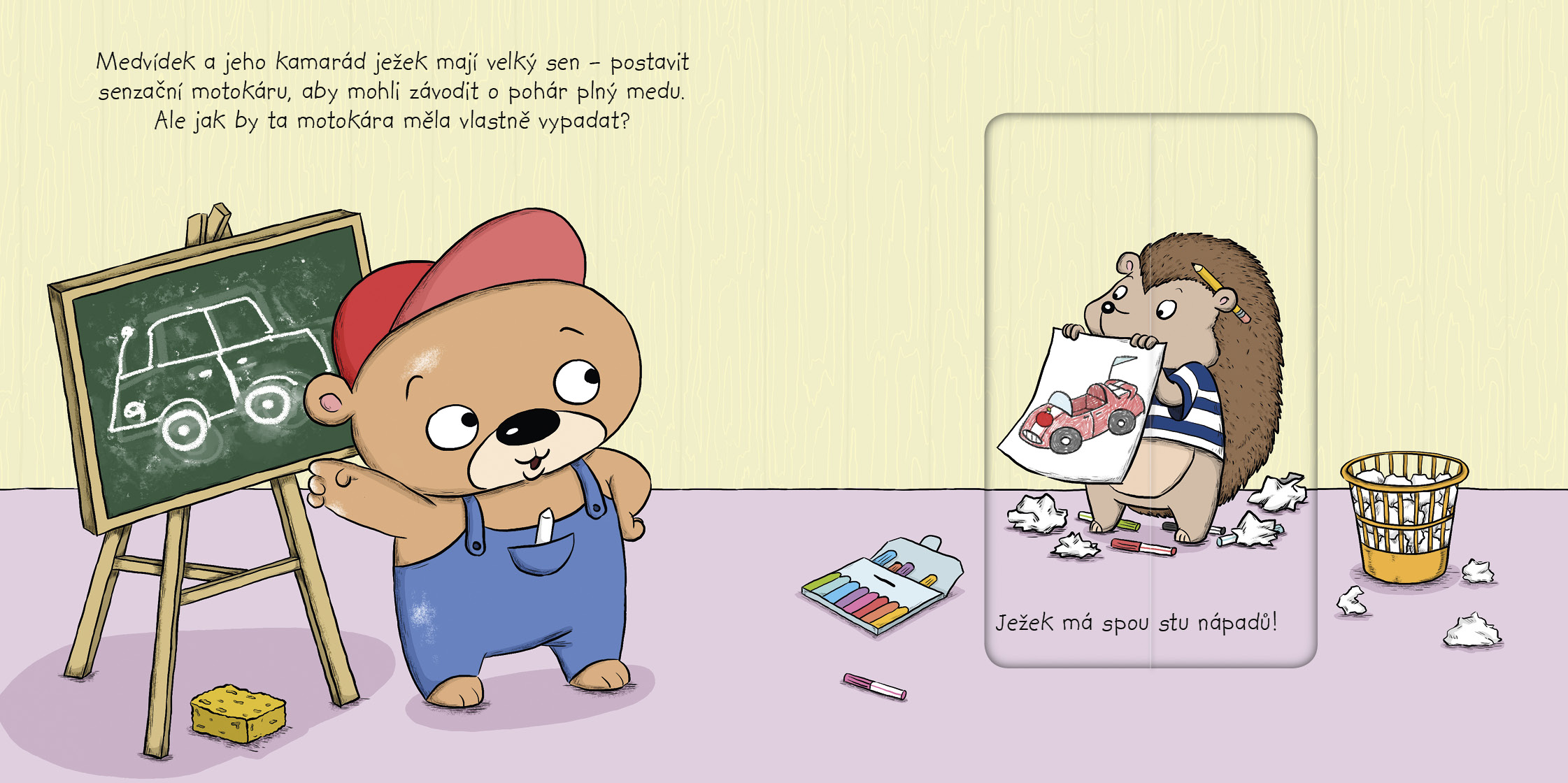 Medvídek v dílně