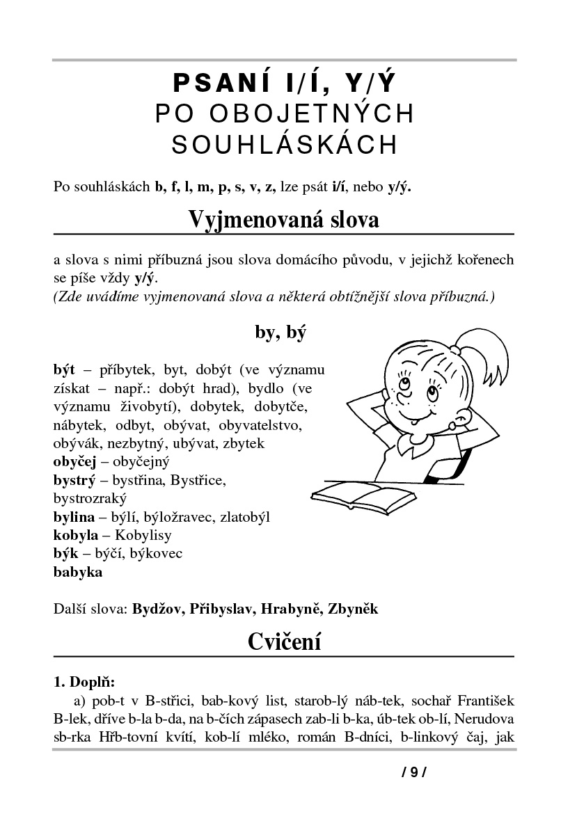 Jaké i/y se píše?