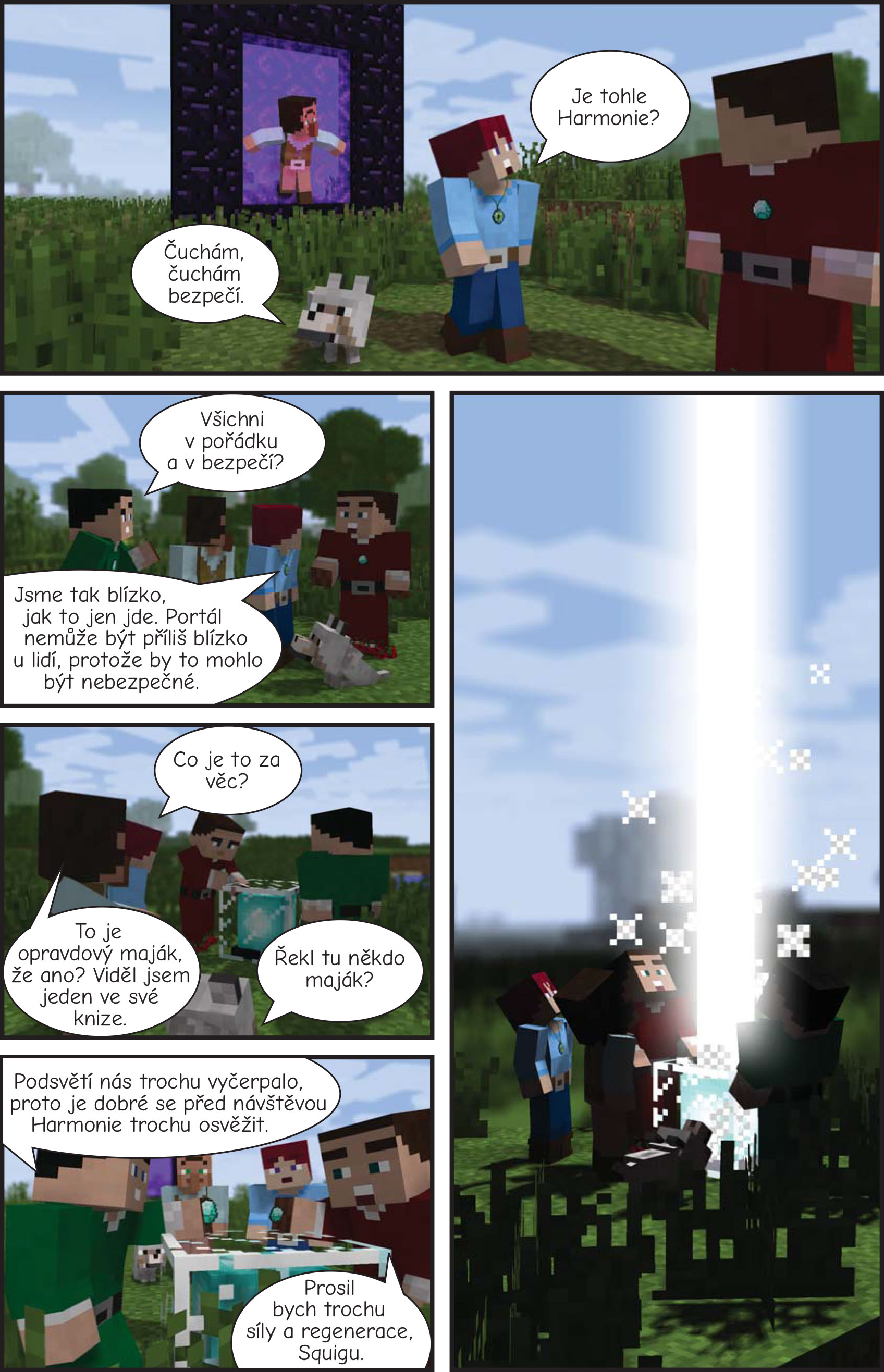 Proroctví náhrdelníku: Neoficiální megakomiks ze světa Minecraftu 3
