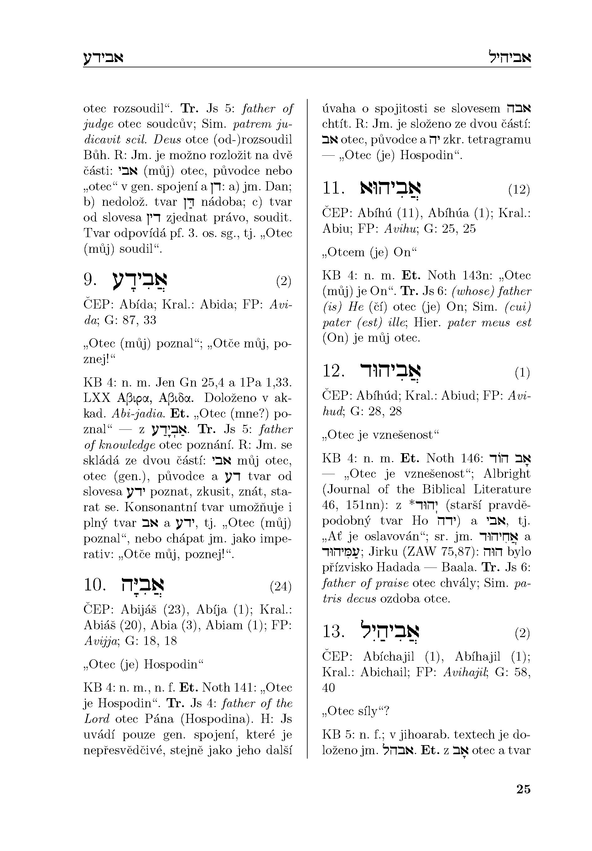 Výkladový slovník biblických jmen
