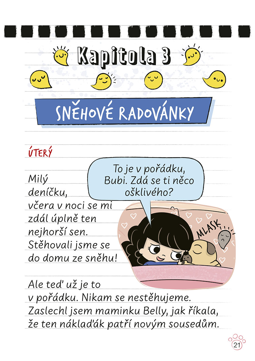Deník mopse: Sněhový den
