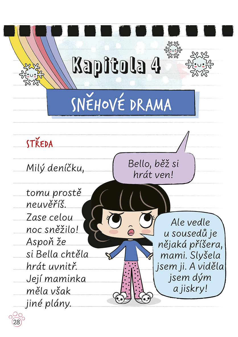 Deník mopse: Sněhový den