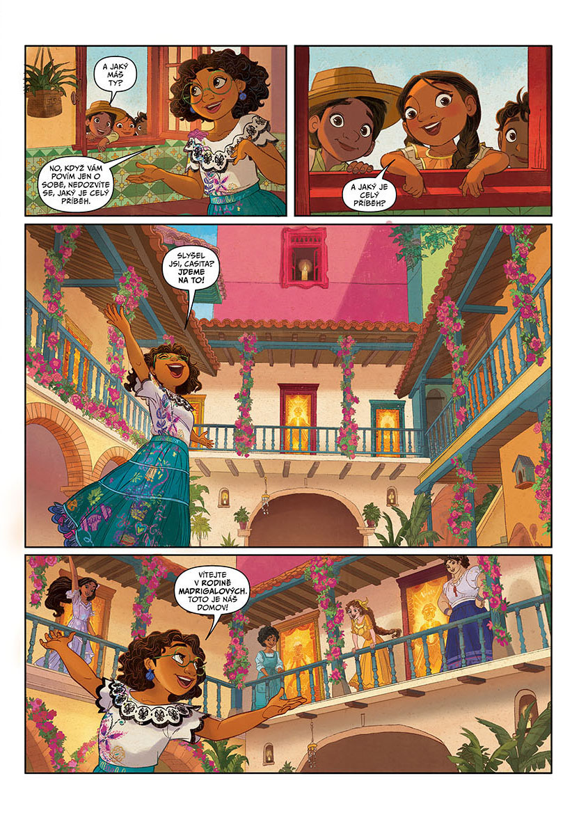 Encanto - Filmový příběh jako komiks