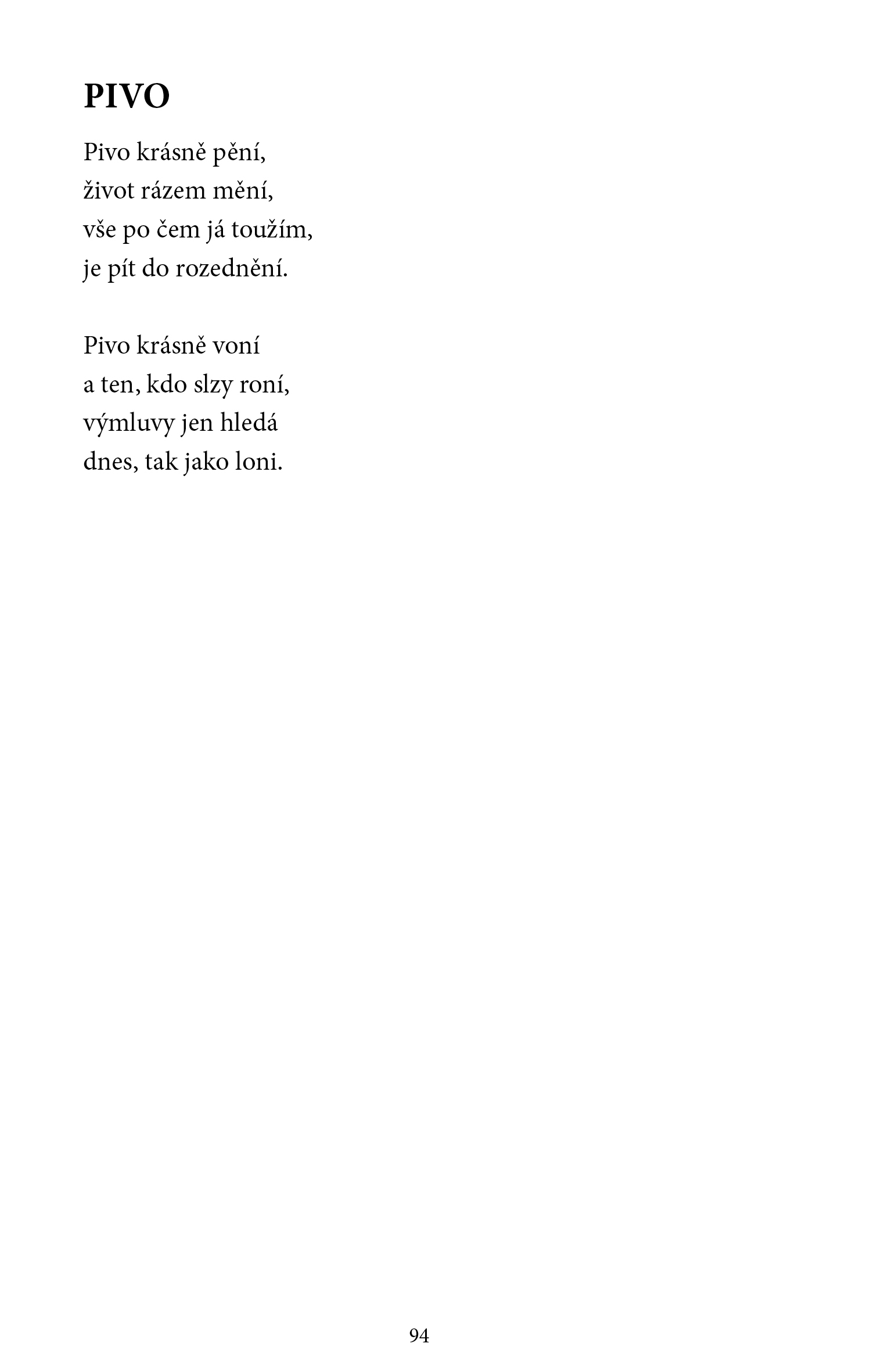 Elegie na radost