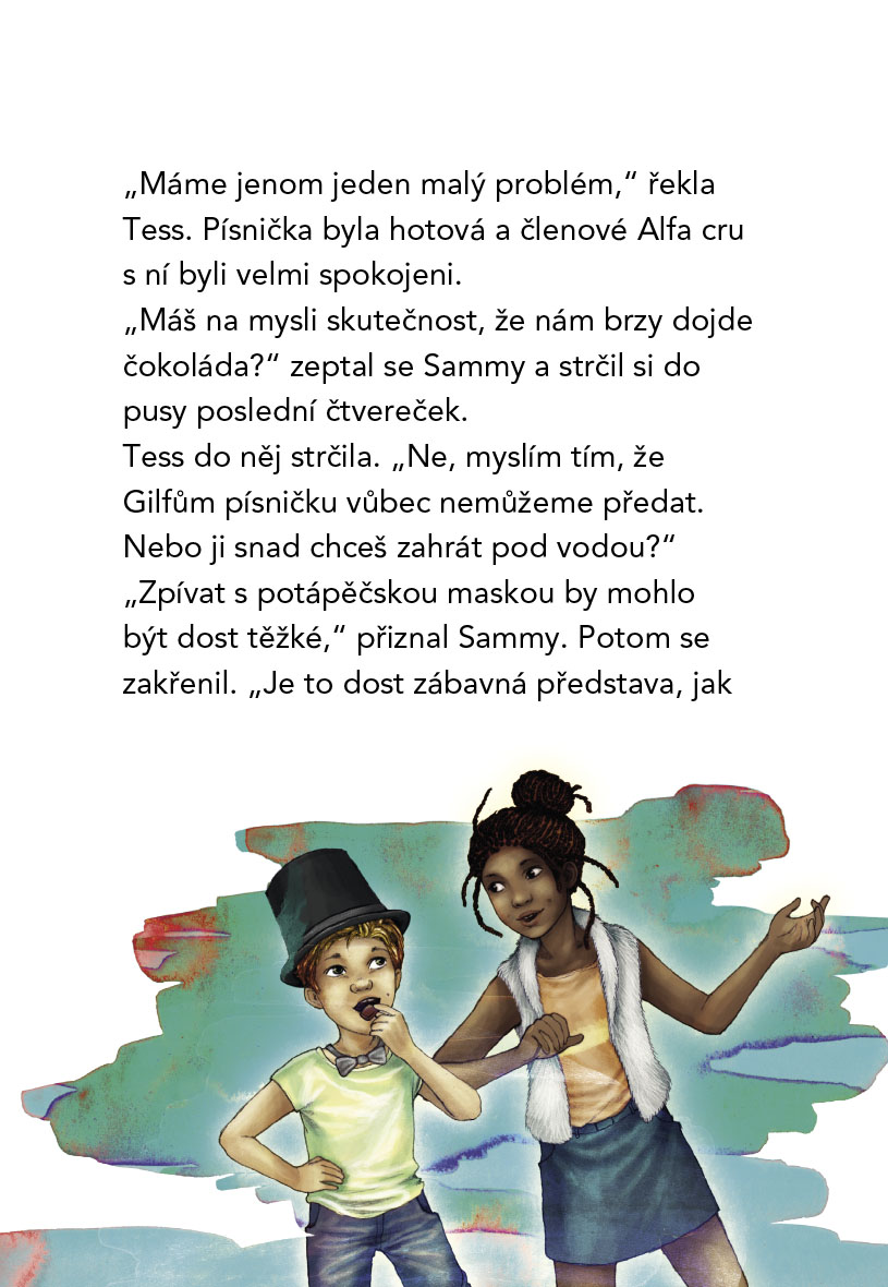 Alea - dívka moře: Písnička pro Gilfy - pro začínající čtenáře