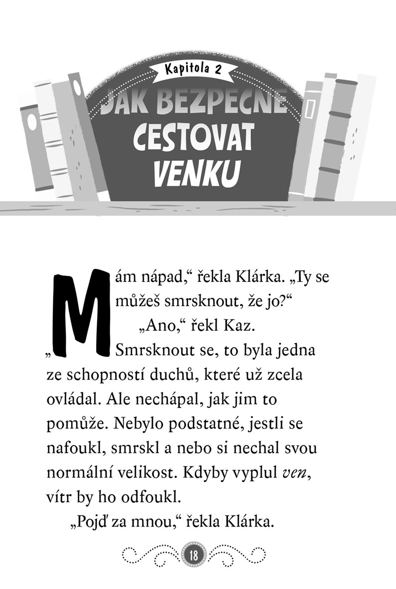 Strašidelná knihovna - Na půdě je duch
