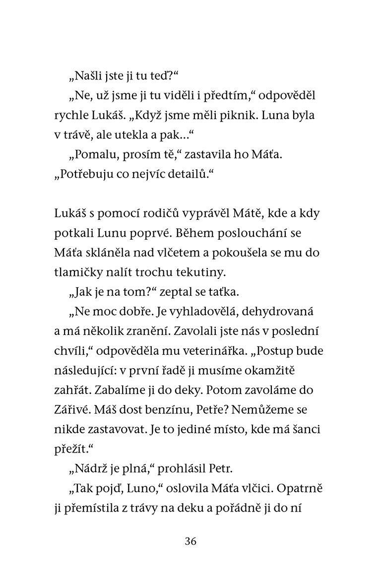 Záchranná stanice - Vlčice Luna