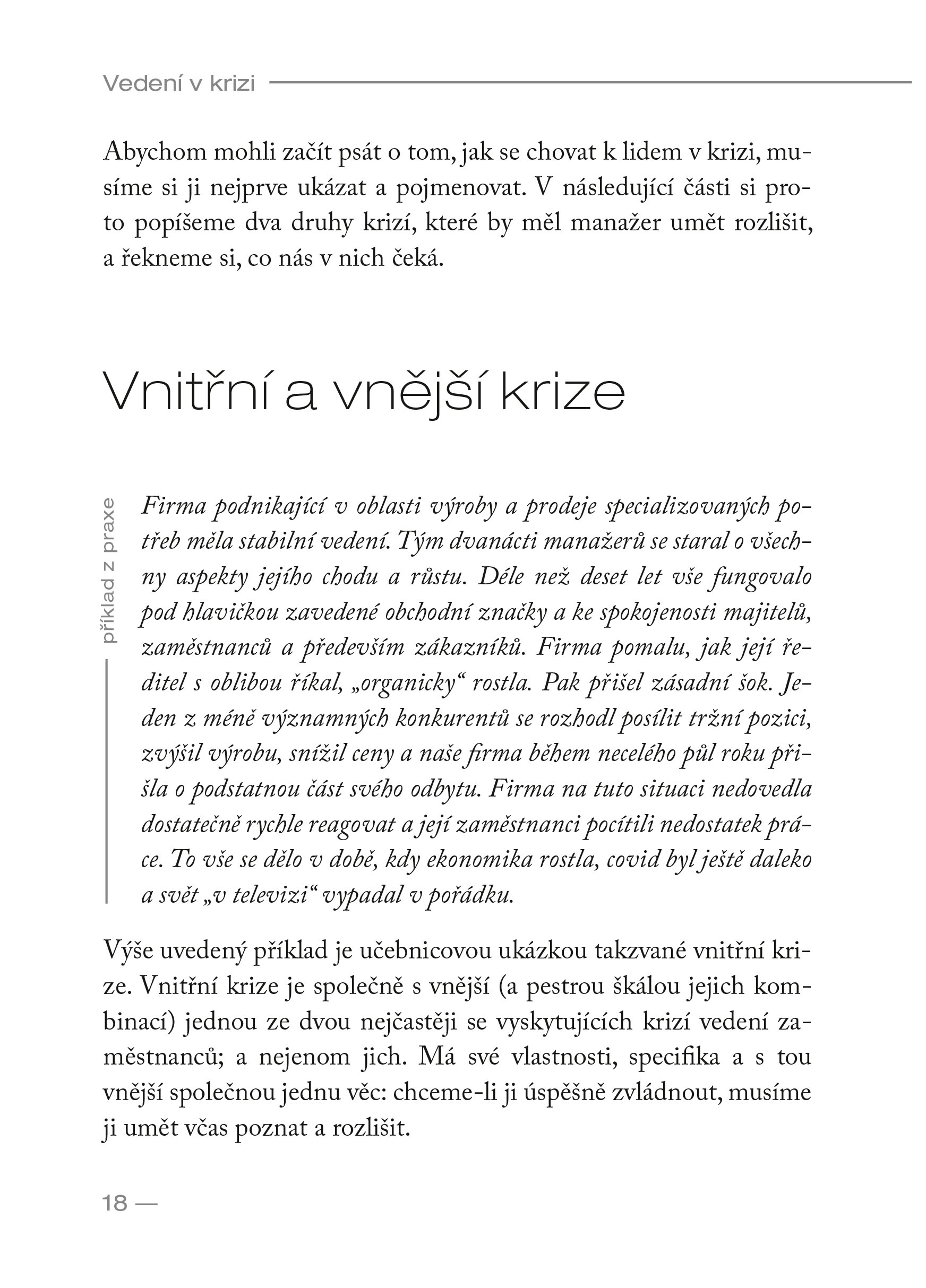 Vedení v krizi 