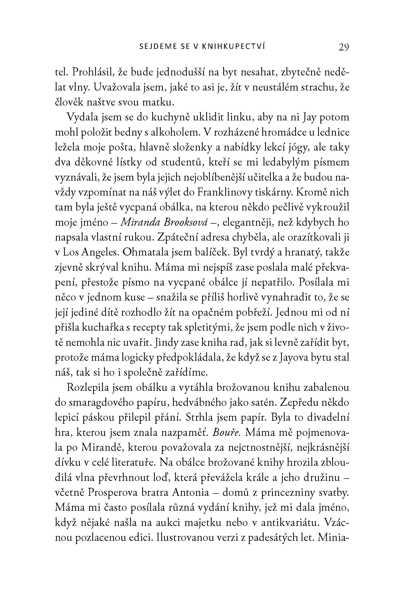 Sejdeme se v knihkupectví
