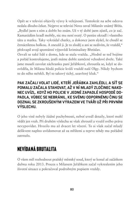 Skutečné zločiny v Praze a okolí