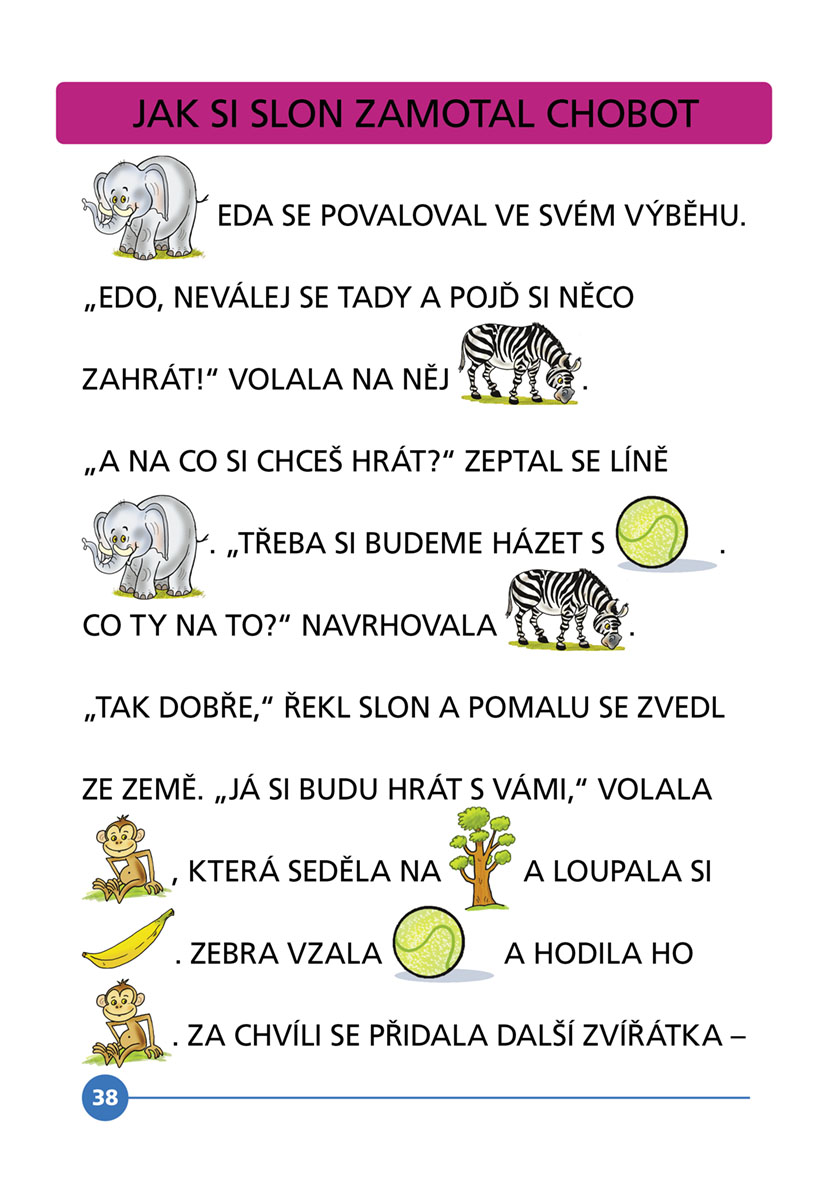 Čteme s obrázky – Jak se žirafa vytahovala a další pohádky