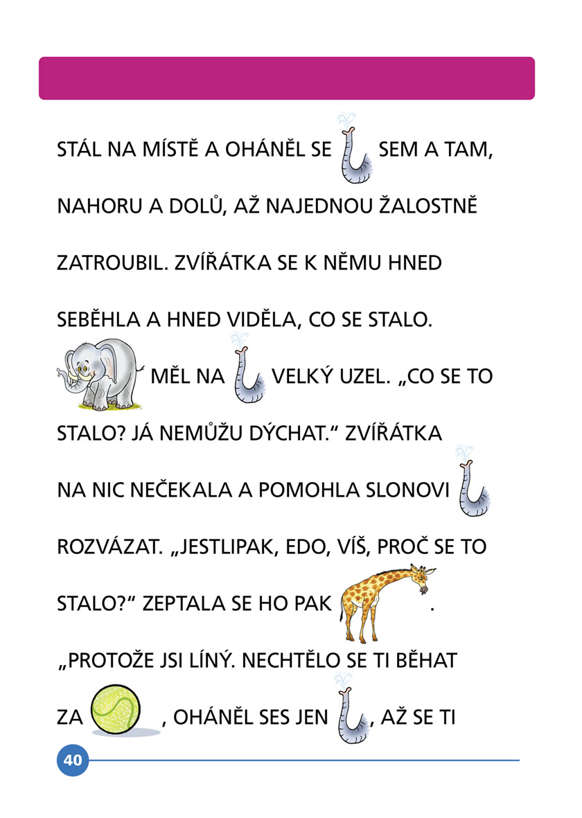 Čteme s obrázky – Jak se žirafa vytahovala a další pohádky