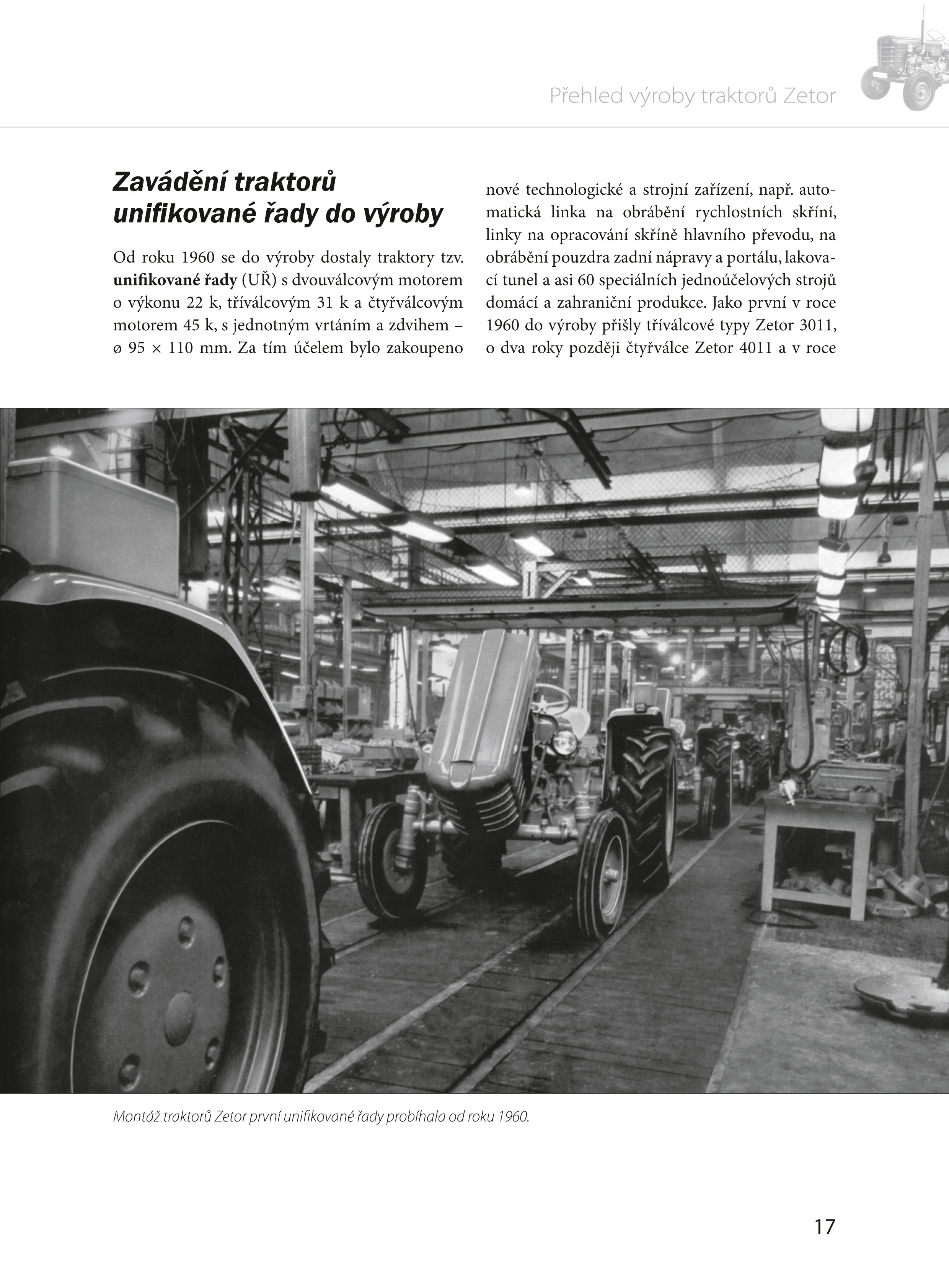 Historie traktorů Zetor