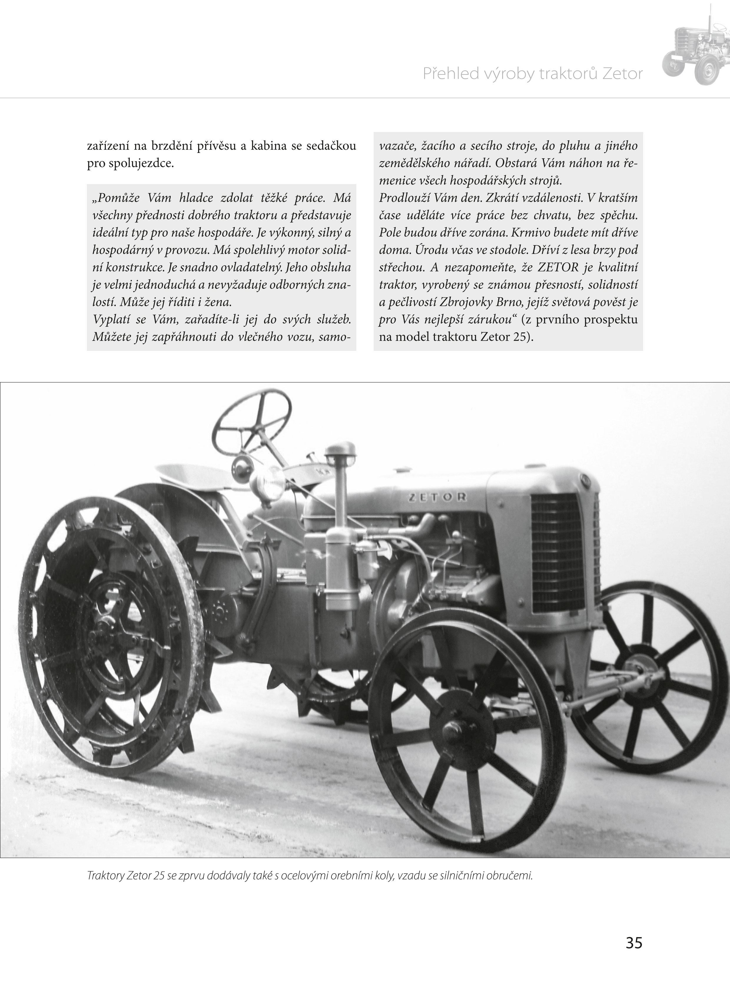 Historie traktorů Zetor