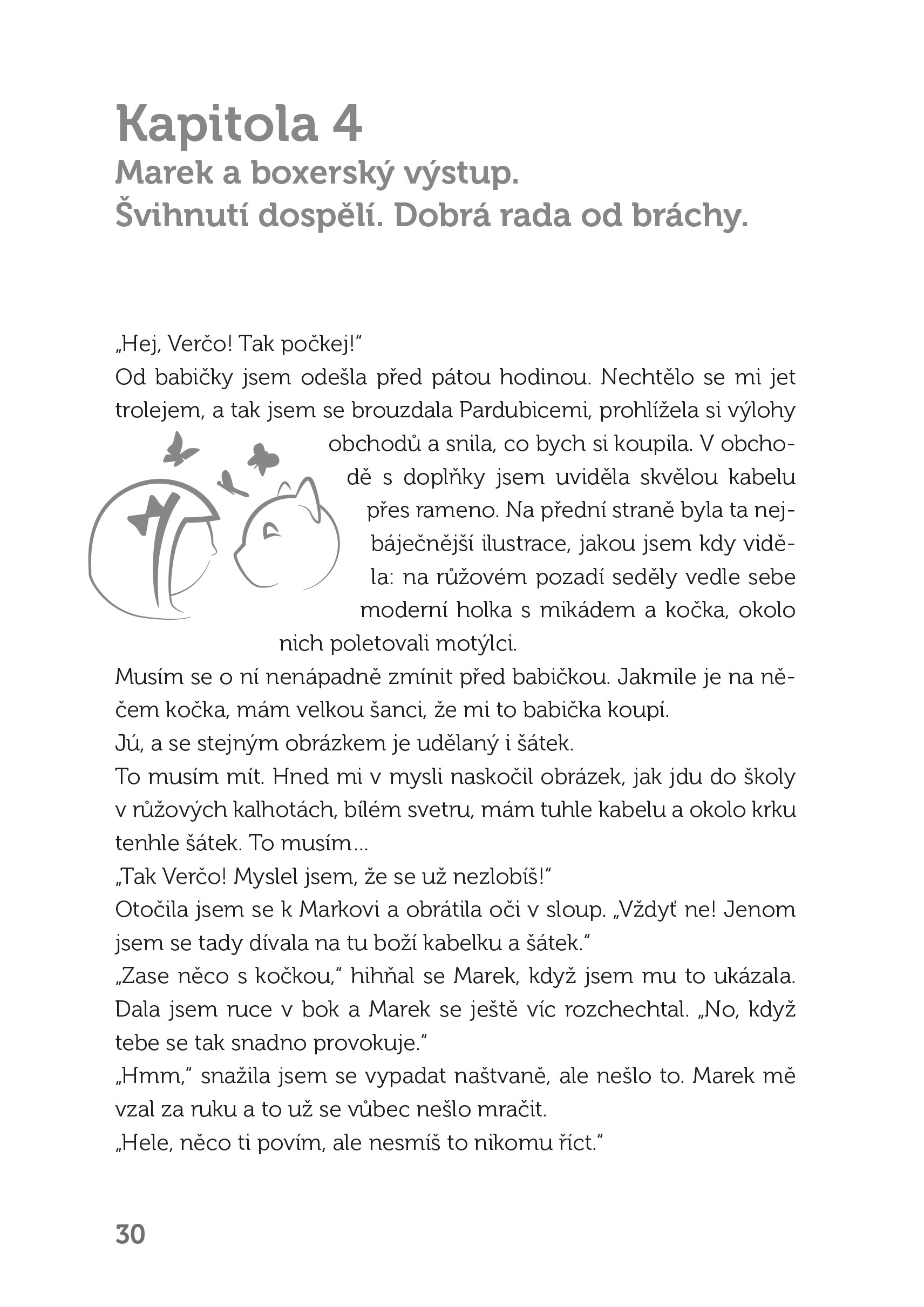 Veronika a srdíčka v deníku
