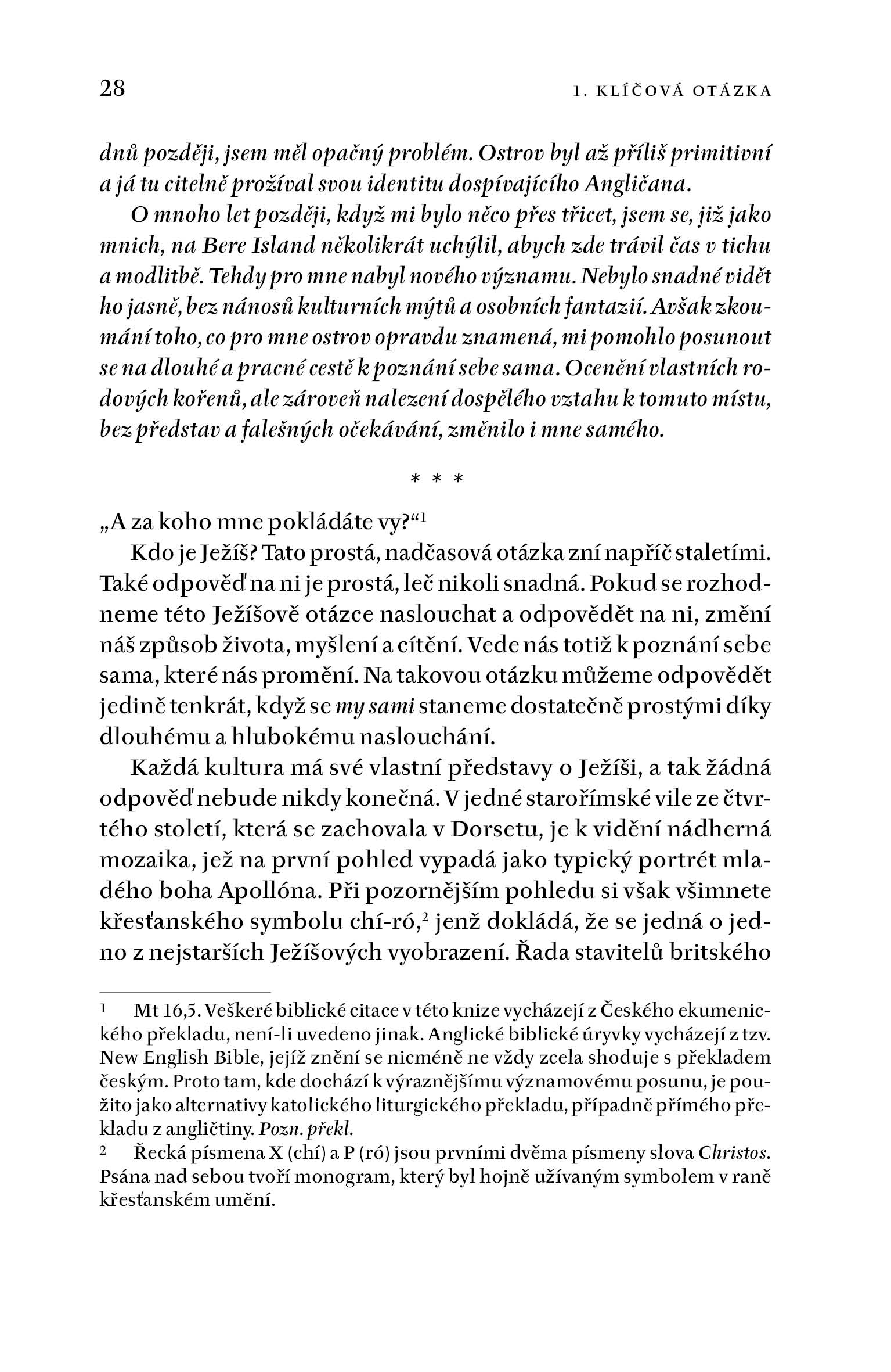 Ježíš - vnitřní učitel