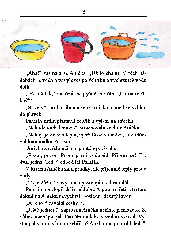 Anička v zahradě